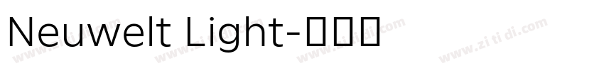 Neuwelt Light字体转换